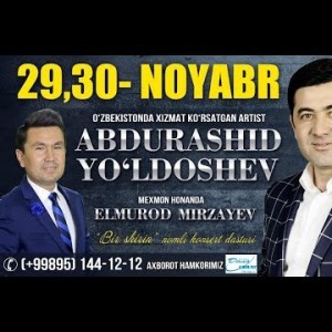 Abdurashid Yoʼldoshev - Bir Shirin Konsert Treyler