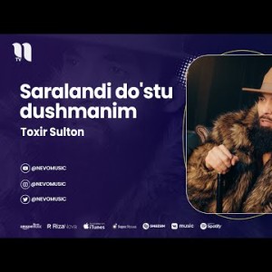 Toxir Sulton - Saralandi Do'stu Dushmanim