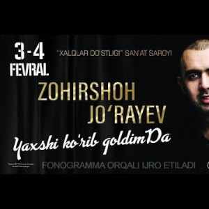 Zohirshoh Joʼrayev - Yaxshi Koʼrib Qoldimda Nomli Konsert Dasturi Treyler